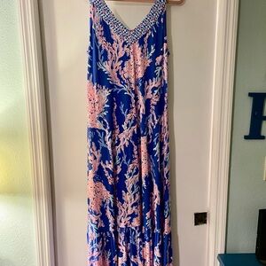 NWT Lilly Pulitzer Madsen Midi Dress Size Large
